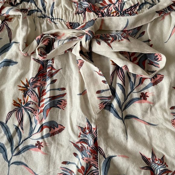 DESMOND & DEMPSEY x H&M Linen Blend Paper Bag Shorts AU 16 (EU 44) BNWT - Picture 6 of 8